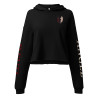 Sweat à Capuche Crop Femme Angel & Devil – Hoodie Court Streetwear Tendance