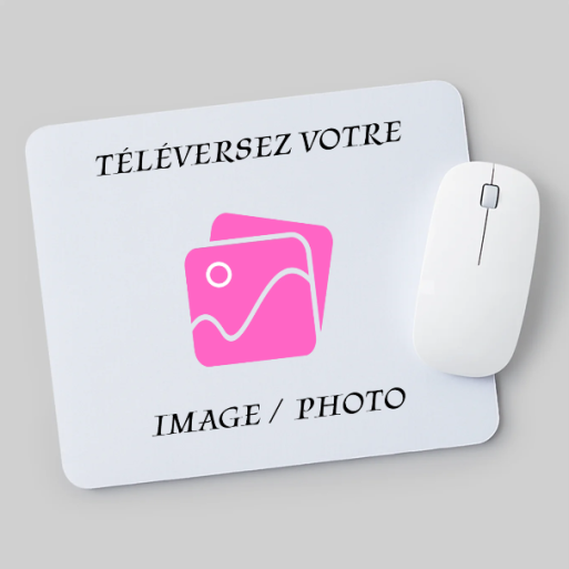Tapis de Souris Personnalisable – Photo, Image ou Logo – Petit, Moyen & Grand