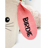 Panier de Pâques lapin personnalisé – Sac à friandises pour enfants (2 couleurs)