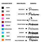 Autocollant Bébé à bord personnalisé Mickey & Minnie – Prénom (14x14 cm)