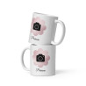 Mug Personnalisé Fleuri avec Prénom & Photo – Cadeau Unique